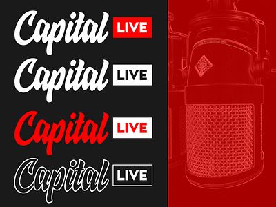 Capital Live Logo logo logodesign podcast radio