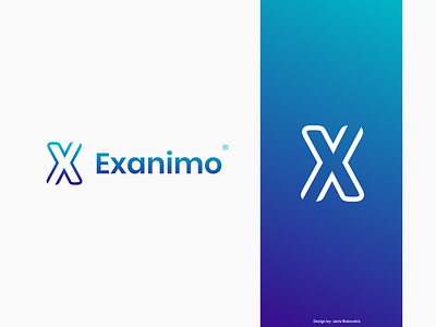 Exanimo Card Logo brand branding branding comfort business comfortable design iconlogo logo logo design logo design concept logodesign