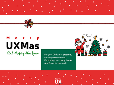 Merry UXMas and Happy New Year! 🎄 christmas uidesign uxdesign