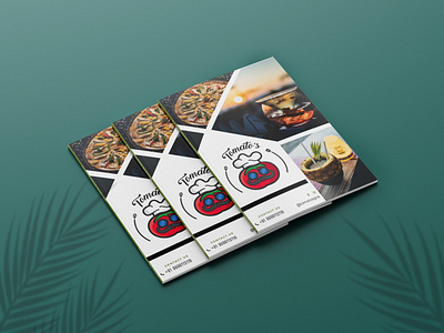 Tomato's Brochure branding brochure design illustration mockup restaurant vector