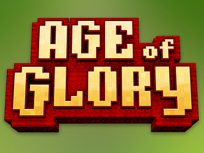 Age Of Glory game logo logotype pixel title
