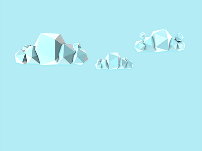 Clouds clouds low poly