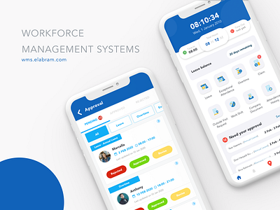 Workforce Management Systems - IDN approval approve attendance claim design hr hr applicatiom hr software hris human resource leave mobile