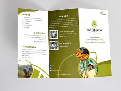Tri Fold Flyer for Aggribusiness Industry