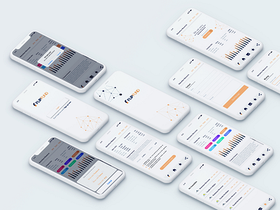 Flip Fund - mobile & desktop app app charts design desktop financial investing mobie mobile app ui ux