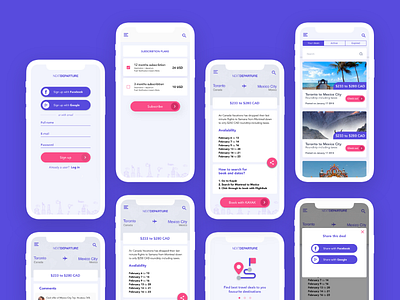 Next Departure App app design mobie mobile app ui ux