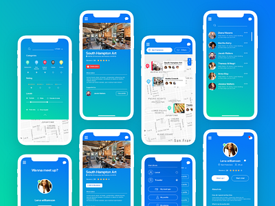 Find Your Local App app design mobie mobile app ui ux