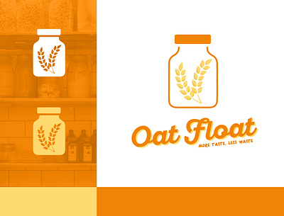 Oat Float Logo Design branding design icon illustration logo logo design typography vector
