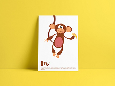 M for Monkey Print