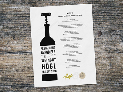 Restaurant Menu Design fine food menu menu design poster typography vector vineyard