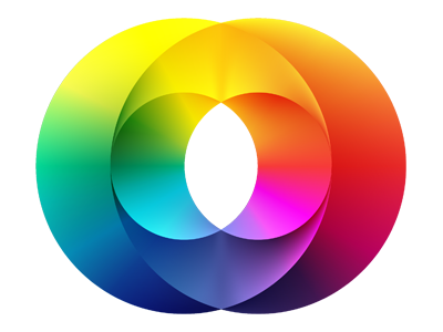Phidelity Icon color golden ratio icon logo phi