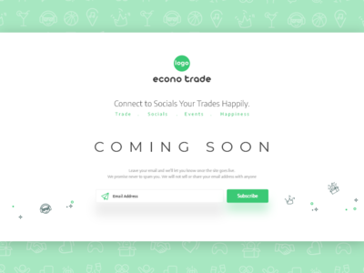 Coming Soon Dribbble coming soon page design ui web