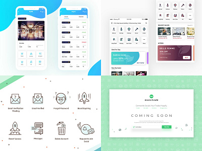 2018 ai icons coming soon page custom icons email template icons illustration mobile app ui