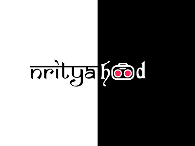 Nrityahood Dance Studio - Logo Design creative dance dance studio design illustration logo typography font ui