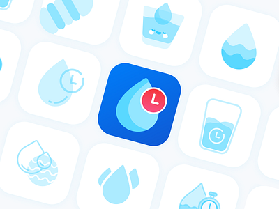 Water app icon app design icon icon design logo store vector water