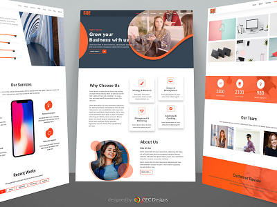 SQE Creative Business Website Template