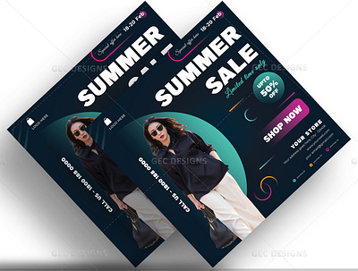 Limited time offer summer sale flyer template ad banner adobe photoshop brochure brochure design flyer flyer design graphic design poster psd social media poster