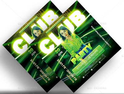 Exotic nightclub party flyer template ad banner adobe adobe photoshop brochure brochure design flyer flyer design graphic design poster design social media poster