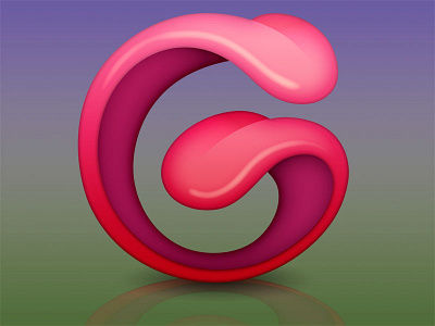 TonGue font icon illustration logo photoshop vector