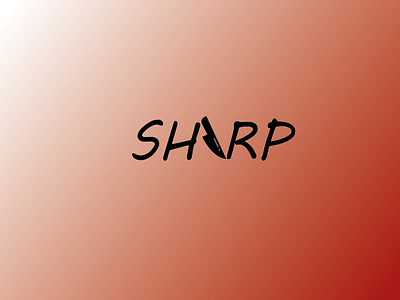 Thirty Logos #16 Sharp conception icône illustration knife limage de marque logo simple thirtylogos thirtylogoschallenge type typographie vecteur web