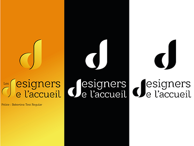 Les Designers de l'accueil conception icône illustration le web les designers de laccueil limage de marque logo simple type typographie vecteur welcome designer