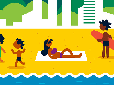 Post vacation stress? design flat icon illustration vector