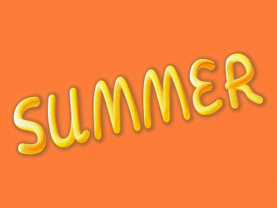 Summer Ok lettering photoshop summer summertime