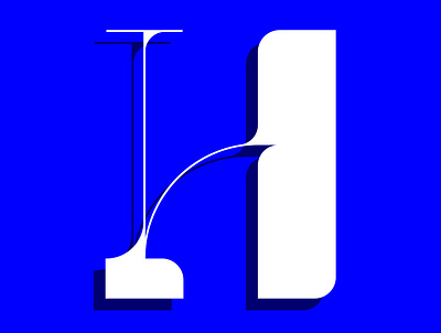 Letter H 36 days of type 36daysoftype lettering type typeface typo typogaphy