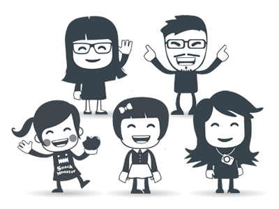 The UX Team avatar characters team ux