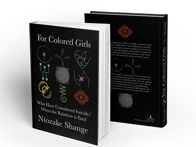 For Colored Girls Book Cover Redesign book design branding illustration typography