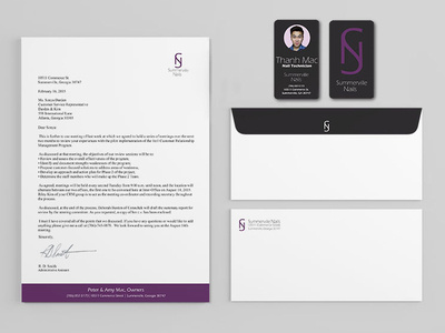 Nail Salon Branding logodesign graphicdesign logo branding typography design color