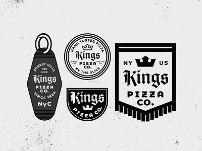 Kings Pizza Badges