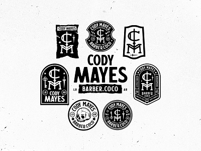 Cody Mayes personal branding arkansas badge badges branding design identity illustration logo typography vintage