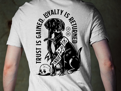Cody Mayes Dog Shirt apparel arkansas badge branding design dog identity illustration typography vector vintage