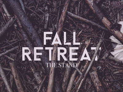 Fall Retreat 2 camping fall limbs retreat typography woods