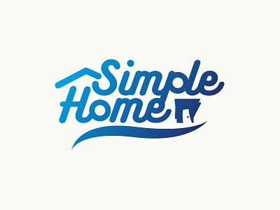 Simple Home arkansas door gradient home house simple typography vector