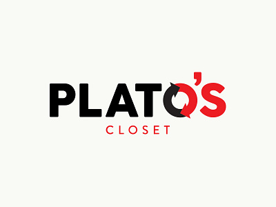 Plato's Closet ReBrand identity logo platos closet re brand typography vector