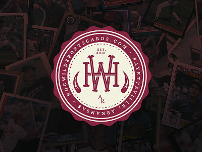 Hog Wild Sports Cards Logo