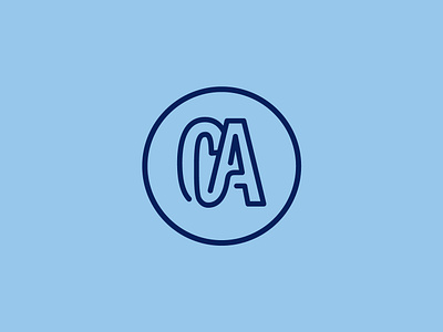 CA monogram counseling icon logo monogram vector