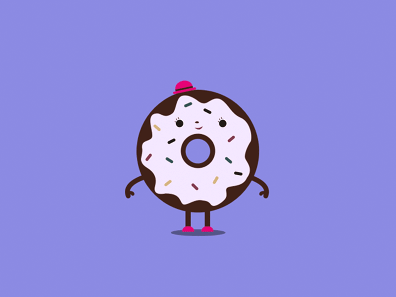 Jumping Donut animation