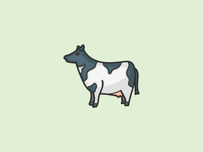 Cow cow flat icon illustration illustration art vector