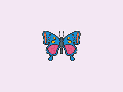 Butterfly butterfly icon illustration illustration art vector