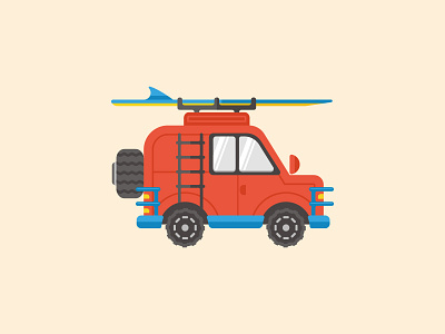 Car car flat icon illustration vector