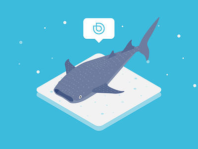Whale Shark app branding deepblu design illustration scuba scuba diver sea ui whale shark