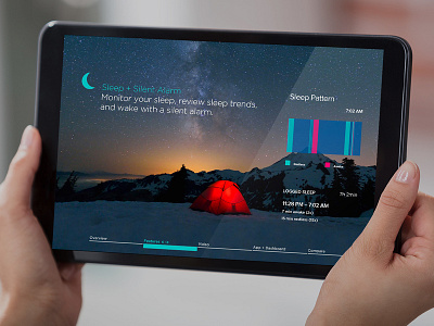 Fitbit Retail App animation design ipad app tablet ui ux