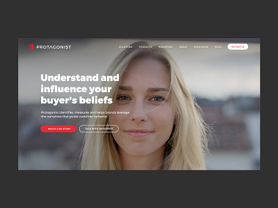 Protagonist.io branding ui website