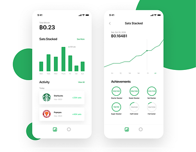 Cha-Ching! Earn Free Bitcoin app application bitcoin branding cryptocurrency dashboard design flat ios iphone iphonex minimal mobile money ui user experience user interface ux wallet