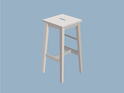 the stool design flat art furniture illustration illustrator illustrator art vector vector art
