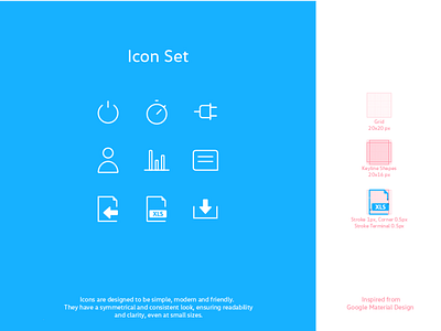 Icon set adobe illiustrator icon iconset illustration material icons vector web icons