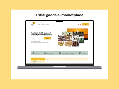 E-market place for Tribal handicrafts and goods